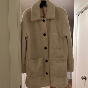 Hartford Cream Teddy Jacket